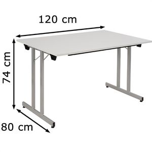 Produktbild für Klapptisch Sodematub TPMU128GA, aus Holz