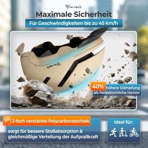 Produktbild für Fahrradhelm Mivelo Nova, für Damen &amp; Herren