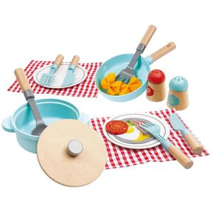 Produktbild für Kinderküchen-Zubehör Hape Koch- &amp; Servierset