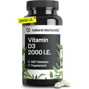 Vitamin-D natural-elements 365 Tabletten