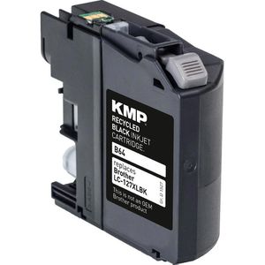 Produktbild für Tinte KMP B64 für Brother LC-127XLBK