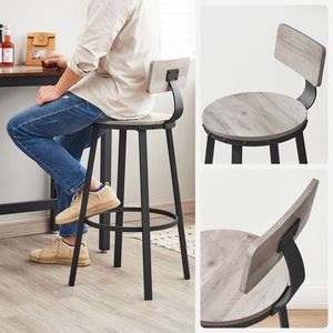 Produktbild für Barhocker Vasagle LBC026B02, mit Lehne