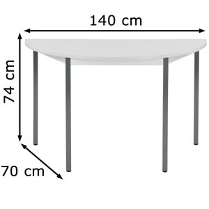 Produktbild für Besprechungstisch Sodematub 140DRGG