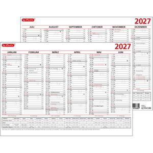 Produktbild für Tafelkalender Herlitz 400208024, mit Ferienübersicht