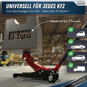 Produktbild für Rangierwagenheber Tarpofix WGH-30-RO, rot