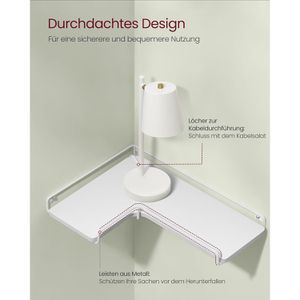 Produktbild für Wandregal Vasagle LLS831W14, weiß