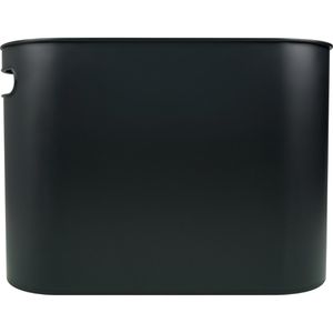 Produktbild für Papierkorb Helit The Oval H6105695, schwarz