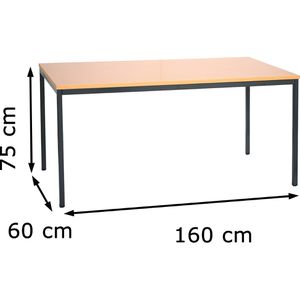 Produktbild für Besprechungstisch G-Office MTB.R.166, rechteckig