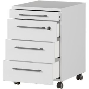 Produktbild für Rollcontainer Germania Agenda 4239-69, aus Holz, lichtgrau