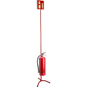 Produktbild für Feuerlöscherständer Abtec Design, mit Schild