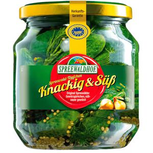 Gemüsekonserve Spreewaldhof Spreewald-Töpchen knackig & süß