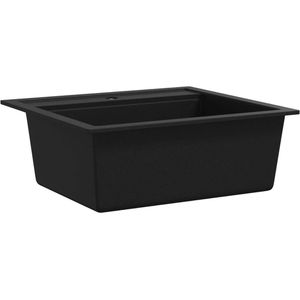 Produktbild für Spülbecken vidaXL 142954, Einzelbecken, schwarz