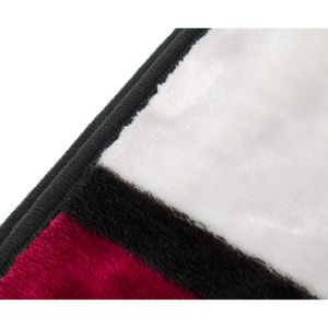 Produktbild für Kuscheldecke Gözze Antigua Cashmere Feeling, rot/schwarz/weiß