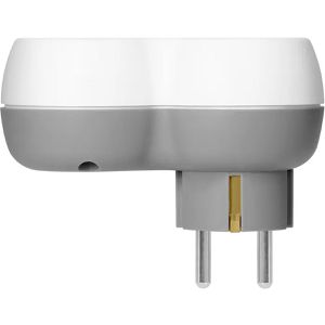 Produktbild für Steckdosenadapter Orno AE-13281(GS), weiß-grau