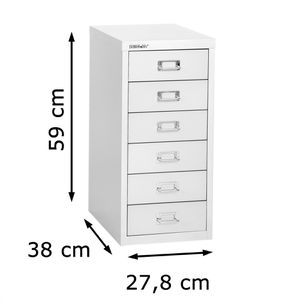 Produktbild für Schubladenschrank Bisley MultiDrawer, aus Metall