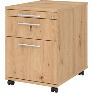 Produktbild für Rollcontainer Hammerbacher Solid AC20, aus Holz, asteiche