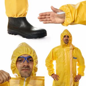 Produktbild für Schutzanzug Dräger SPC 4400 CPM, gelb