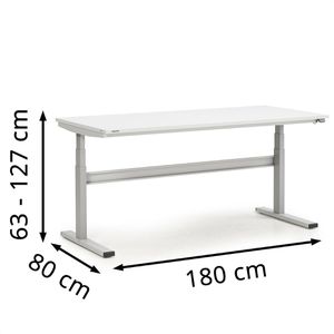 Produktbild für Arbeitstisch Treston TED818-41, elektrisch höhenverstellbar