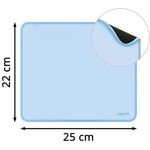 Produktbild für Mauspad LogiLink ID0223, blau