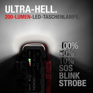 Produktbild für Starthilfe-Powerbank NOCO Boost X GBX55, 12V