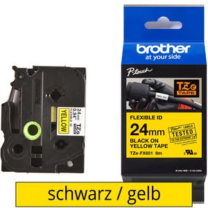 Schriftband Brother TZe-FX651, 24mm