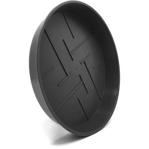 Produktbild für Blumentopf-Untersetzer Plastard Milano, anthrazit, Ø 37 cm