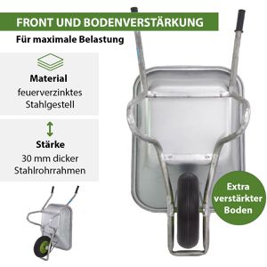 Produktbild für Schubkarre Trutzholm 41821901, Tragkraft 250 kg