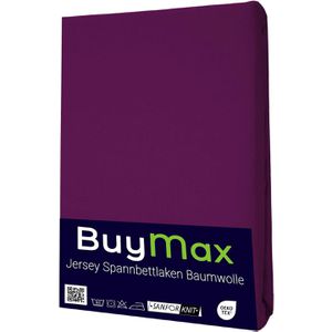 Produktbild für Spannbettlaken Buymax Jersey, 70 x 140 cm