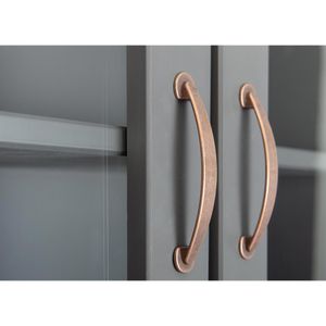 Produktbild für Küchenschrank Inter-Link Luzerna 5.1, grau, (BxH) 90 x 190 cm