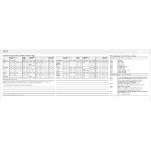 Produktbild für Tischkalender Idena 11895, Wochenkalender quer