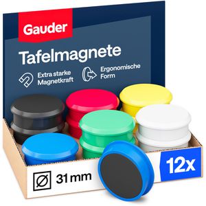Produktbild für Magnete Gauder farbig sortiert
