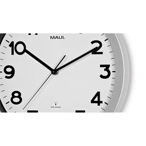 Produktbild für Wanduhr Maul Maulstep, Kunststoff, analog, Funkuhr