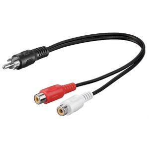 Produktbild für Audiokabel Goobay 50005, 0,2m