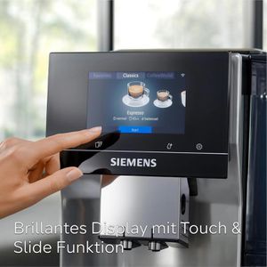 Produktbild für Kaffeevollautomat Siemens EQ.700 classic, TP715D01, grau