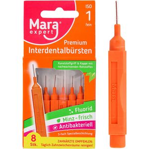Interdentalbürsten Mara-Expert Premium Orange Minze, ISO-Gr. 1