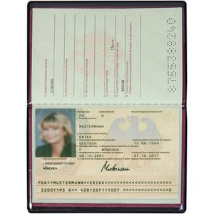 Produktbild für Reisepasshülle Eichner 9707-00232, schwarz