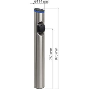 Produktbild für Wallbox Hesotec electrify eSat r10 Smart, Edelstahl