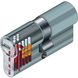 Produktbild für Schließzylinder Abus EC550, mit 3 Schlüsseln