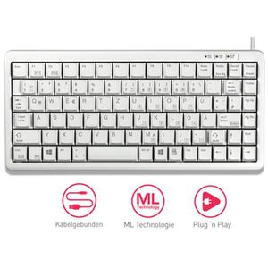 Produktbild für Tastatur CHERRY Compact Keyboard G84-4100