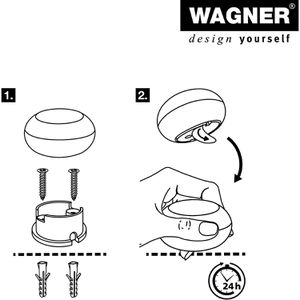 Produktbild für Türstopper Wagner-System EH-5176, Gummi / Metall