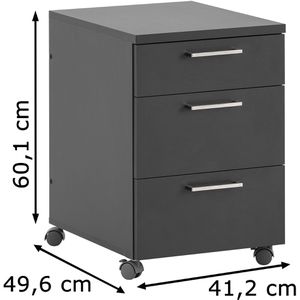 Produktbild für Rollcontainer Möbelpartner Serie 1500, Holz