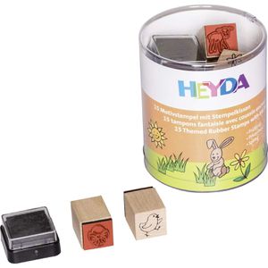 Motivstempel Heyda Frühling, 1,5 x 1,5 cm