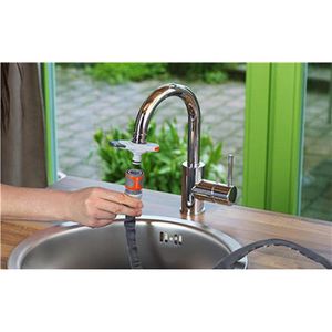 Produktbild für Hahnverbinder Gardena 18210-20, aus Kunststoff