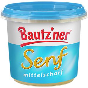 Senf Bautzner mittelscharf, fein