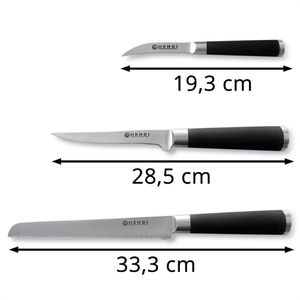 Produktbild für Messerset Hendi 975770, mit Tasche