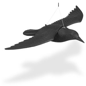 Vogelabwehr Relaxdays Krähe fliegend