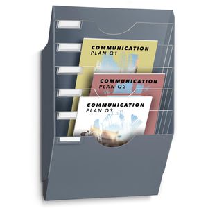 Produktbild für Prospekthalter cep 1001531061, ReCeption, grau
