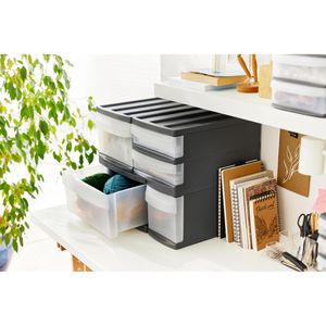Produktbild für Schubladenbox Rotho 1114308853, Systemix M, A4