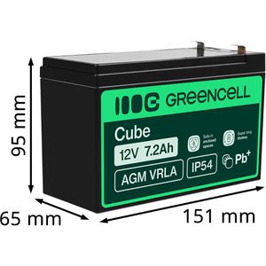 Produktbild für AGM-Batterie Green-Cell VRLA AGM05
