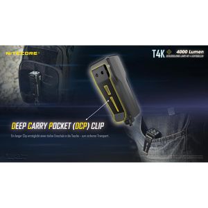 Produktbild für Taschenlampe Nitecore T4K, LED, aufladbar